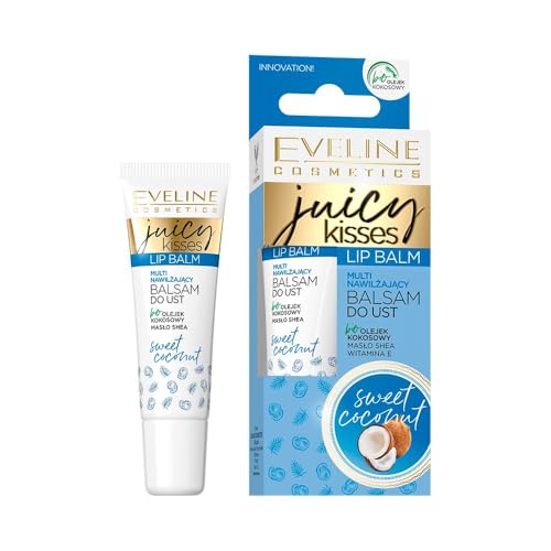 Eveline Cosmetics Lip Balm Juicy Kisses Coconut, 12 ml von EVELINE COSMETICS