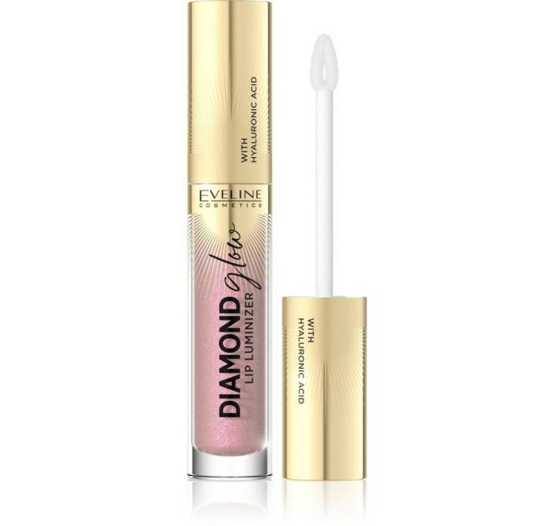 Eveline Cosmetics Lipgloss Diamond Glow Lip Luminizer mit Hyaluronsäure Nr. 08 4.5ml von Eveline Cosmetics