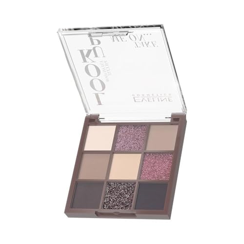 Eveline Cosmetics Look UP Take Me On Lidschatten-Palette - 9 Farben, Vegane Formel, Hohe Pigmentierung, Lang anhaltende Matte & Schimmernde Töne von EVELINE COSMETICS