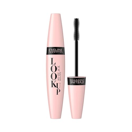 Eveline Cosmetics Intensiv Schwarze Volumen-Mascara mit Silikonbürste für alle Wimperntypen von EVELINE COSMETICS