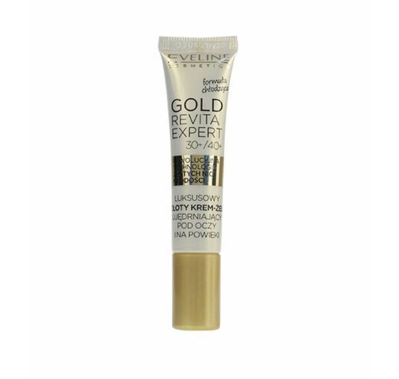 Eveline Cosmetics Tagescreme Cosmetics Gold Revita Expert 30+/40+ Augencreme-Gel 15ml von Eveline Cosmetics