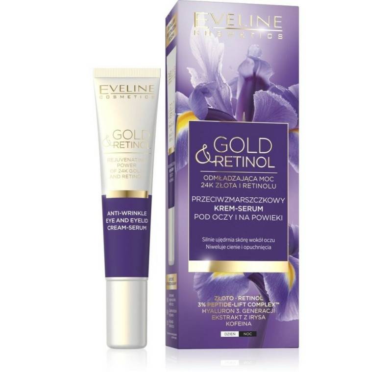 Eveline Cosmetics Tagescreme Gold & Retinol Anti-Falten Tages- und Nachtcreme 15ml von Eveline Cosmetics