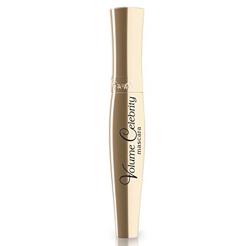 Eveline Cosmetics Volume Celebrities Mascara, Verdickung und Locken, 8 ml, Schwarz von Eveline Cosmetics