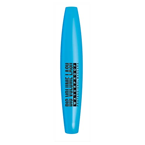Eveline Cosmetics Big Volume Lash Mascara, wasserfest, 10 ml, Schwarz von EVELINE COSMETICS