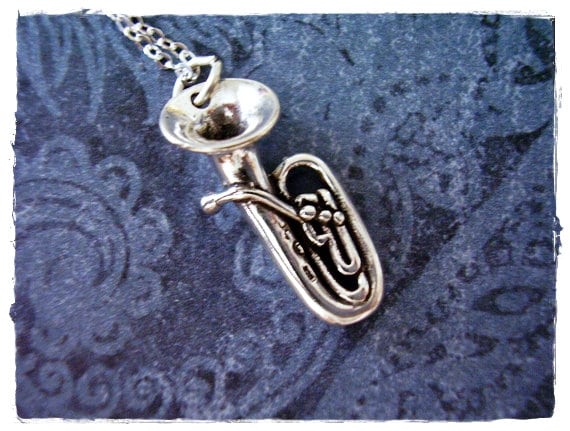 Groß Silber Taba Halskette - Sterling Anhänger An Einer Zarten Kabelkette Oder von EvelynMaeCreations