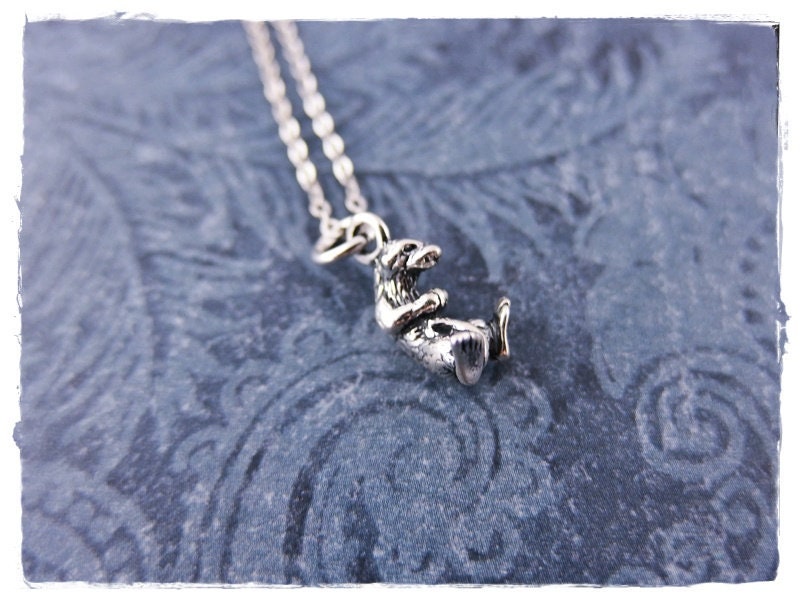 Seeotter Anhänger - Sterling Silber Mit An Einer Zarten Kette von EvelynMaeCreations