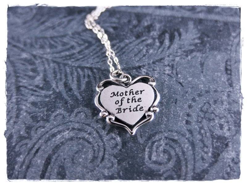 Silber Mutter Der Braut Halskette - Sterling Anhänger An Einer Kabelkette Oder von EvelynMaeCreations