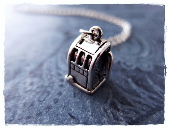 Silber Slot Machine Halskette - Sterling Anhänger An Einer Zarten Kabelkette Oder von EvelynMaeCreations