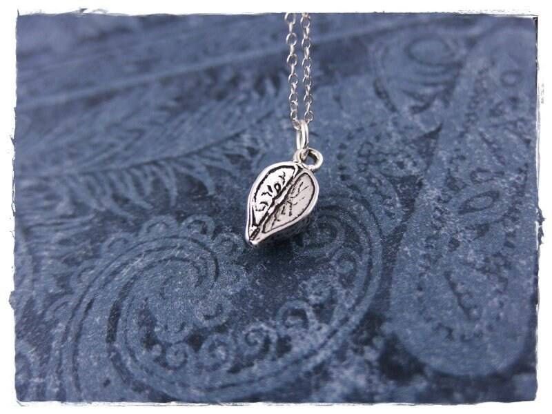 Zitrone Halskette - Sterling Silber Anhänger An Einer Zarten Kabelkette Oder von EvelynMaeCreations