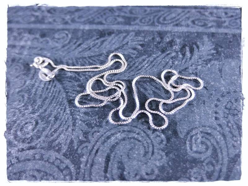 sterling Silber Box Kette 0, 7 Mm - Unisex Länge Wählen von EvelynMaeCreations