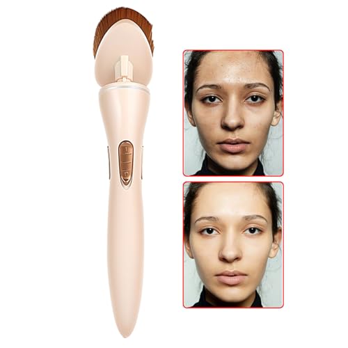 Elektrische Make-up-Bürste | 360 Grad rotierender elektrischer Konturenpinsel, Foundation-Pinsel für perfektes Mischen, Konturieren, Geschenk für Frauen, Frauen, Freunde Evember von Evember