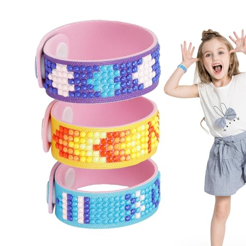 Evember Armband-Set mit Punkten, DIY-Set zur Herstellung von Armbändern, Hersteller von Freundschaftsarmbändern, Spielzeug für Mädchen und Jungen im Alter von 6 bis 12 Jahren, Armbänder mit Streifen von Evember