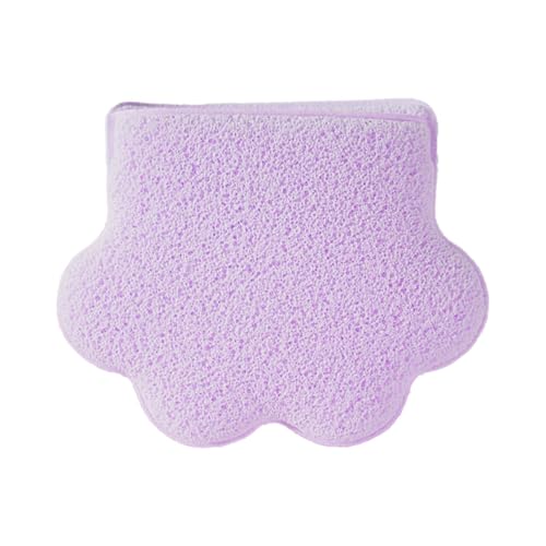 Evember Make Up Schwämme für die Gesichtsreinigung – Katzenpfotenform vergrößerter Hautpeeling-Schwamm | Manuell vergrößerte Scheuerpads Kosmetik Entfernung Handtücher für Reisen von Evember