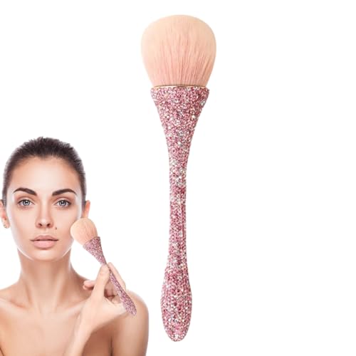 Evember Puder-Make-up-Pinsel | Reise-Pinsel für Rouge, Loser Puder-Foundation-Pinsel mit weichen Borsten, flexibles Gesichts-Make-up-Werkzeug für Damen, Mädchen, Teenager von Evember