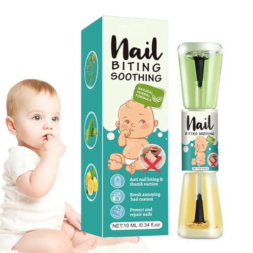 Nail Biss Polish, Daumen-Saugenstopp, Nagellack 10ml | Anti-Biss Flüssigkeit für Nägel mit bitterem Geschmack für 10 ml, Langzeitnagel Pflege-Werkzeug für Evember von Evember