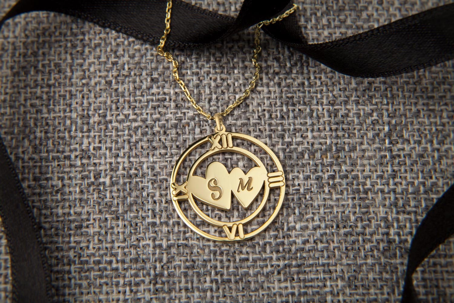 sterling Silber Personalisierte Namenskette - Kreis Love Time Design sterling Silber Personalisierte Namenskette - Kreis Love Time Design von EvenAndEven