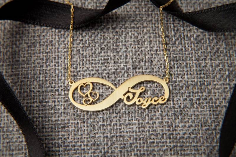 sterling Silber Unendlichkeit Namen Halskette Personalisierte Eternity Schmuck sterling Silber Unendlichkeit Namen Halskette Personalisierte Eternity Schmuck von EvenAndEven