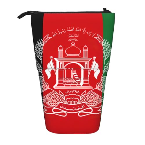 Evengigy Niedliches Federmäppchen mit Reißverschluss, verstellbarer Ständer, lustiger Make-up-Tasche, Schwarz , Einheitsgröße, Taschen-Organizer von Evengigy