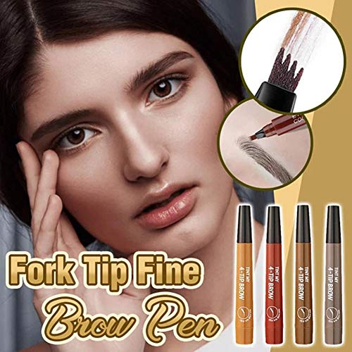 Augenbrauenstift Tattoo, Flüssiger Vierpunkt Augenbrauenstift, Wasserdicht Und Langlebig, Skizzen-Augenbrauenstift Für Natürliches Make-up von Evenlyao