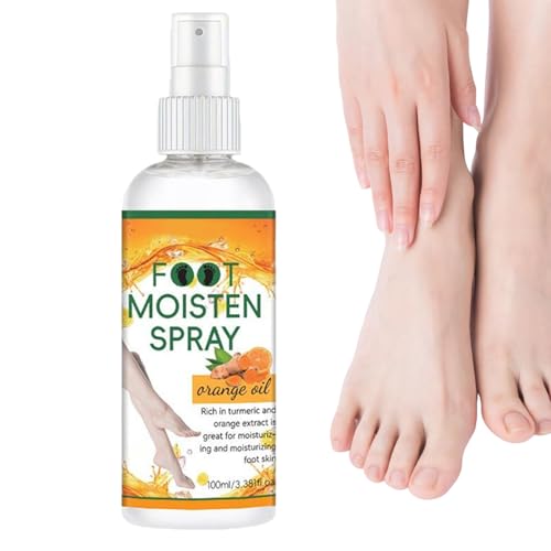 Eventerde Instant Fuß Peeling Spray - Feuchtigkeitsspendende Fußpflege Spray | 100 ml Peeling Zur Entfernung Abgestorbener Haut Mit Pflege Für Sportler Senioren Familien Männer Frauen von Eventerde