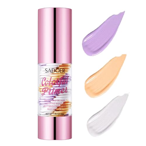 Feuchtigkeitsspendender Make-up-Primer,Frauen-Gesichtsnährender Primer-Aufhellungscreme | Gesichts-Make-up-Produkte für Zusammenkünfte, Verabredungen, Zuhause, Arbeiten, Reisen, Eventerde von Eventerde