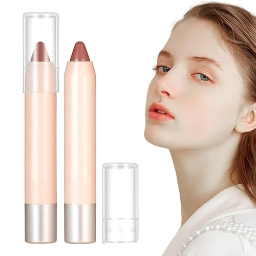 Liplinerstift | Lipgloss und Lippenfleck - Wasserfester, wischfester, hochpigmentierter Lipliner, 8 natürliche Farben für Frauen-Make-up, langlebig und feuchtigkeitsspendend Eventerde von Eventerde