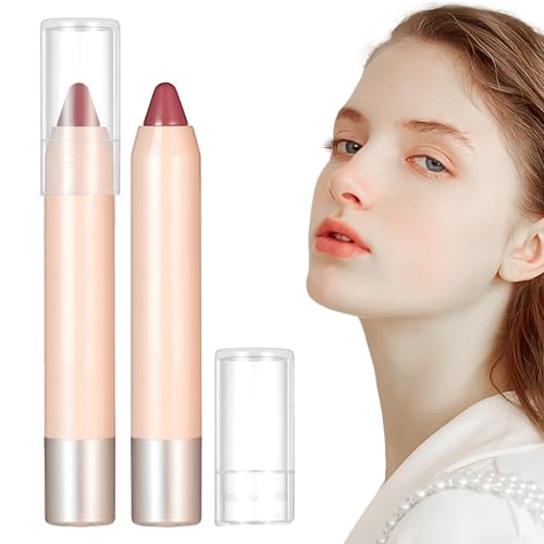 Lippenfleckenmarker - Lipgloss und Lippenfleck,Hochpigmentierter, wischfester 20-g-Lippenstift, 8 natürliche Farben für das Make-up von Frauen Eventerde von Eventerde