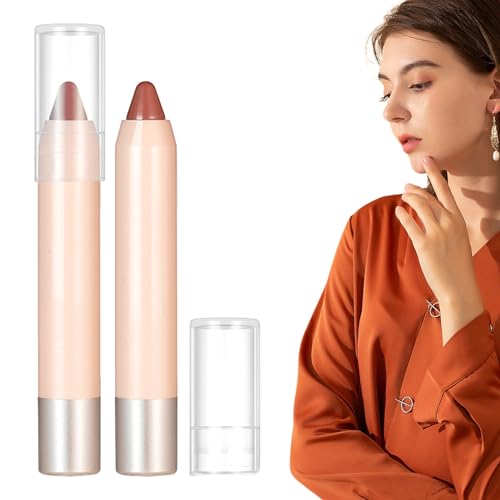 Lippenstiftstift | Lipgloss und Lippenstift,Hochpigmentierter, wischfester 20-g-Lippenstift, 8 natürliche Farben für das Make-up von Frauen Eventerde von Eventerde