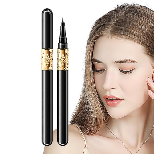 Wasserfester Eyeliner - Wischfester Eyeliner - Schwarze Eyeliner-Stifte für präzise Definition, schnell trocknende Formel, Augen-Make-up, erzeugen kräftige und definierte Linien, 1 g Eventerde von Eventerde