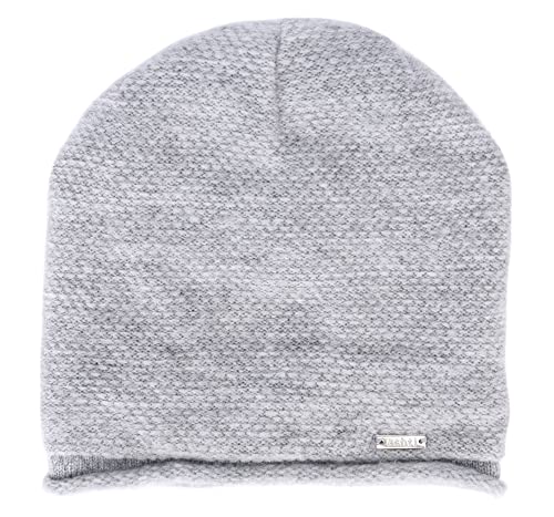 Ever Bloom Beanie Mütze Unisex Strickmütze Slouch mit Innenfutter warm, Mütze Farben:Grau von Ever Bloom