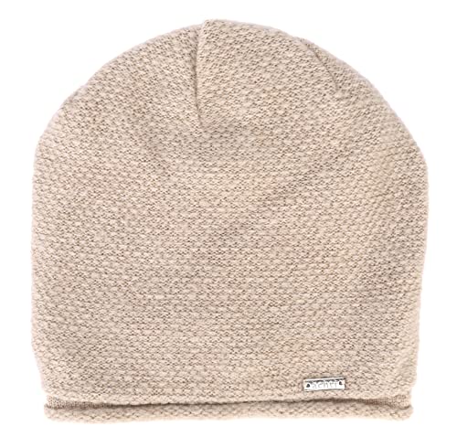 Ever Bloom Beanie Mütze Unisex Strickmütze Slouch mit Innenfutter warm, Mütze Farben:Khaki von Ever Bloom