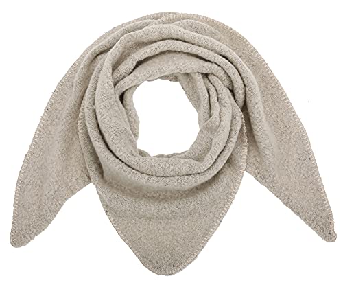 Ever Bloom Damen Schal XXL, Flauschige Weiche Dreieck Schale, Poncho, Dreieckstuch Strickschal Halstuch für Frauen und Mädchen Lang Kuschelig, Einfarbig 190 * 80 cm, Schal Farben:Taupe von Ever Bloom