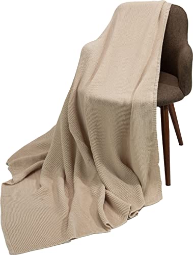 Ever Bloom Damen Winter Poncho Schal auch als warme leiche Kuscheldecke, Multifunktion, Schal Decke 2022:Beige von Ever Bloom