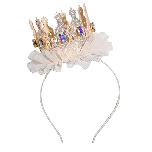 Ever Fairy® Glänzendes Haarband für Mädchen, Prinzessin, Mädchen, Krone, Stirnband, Hochzeit (Glod D) von Ever Fairy
