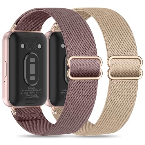 EverAct Elastische Armband kompatibel mit Samsung Galaxy Fit 3 Armband Ersatzband Uhrenarmband Zubehör für Samsung Galaxy Fit 3 SM-R390 Nylon Ersatzarmband Sport Uhrenarmband Damen Herren EverAct Elastische Armband kompatibel mit Samsung Galaxy Fit 3 Armband Ersatzband Uhrenarmband Zubehör für Samsung Galaxy Fit 3 SM-R390 Nylon Ersatzarmband Sport Uhrenarmband Damen Herren von EverAct