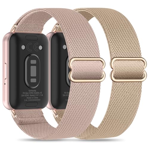 EverAct Elastische Armband kompatibel mit Samsung Galaxy Fit 3 Armband Ersatzband Uhrenarmband Zubehör für Samsung Galaxy Fit 3 SM-R390 Nylon Ersatzarmband Sport Uhrenarmband Damen Herren EverAct Elastische Armband kompatibel mit Samsung Galaxy Fit 3 Armband Ersatzband Uhrenarmband Zubehör für Samsung Galaxy Fit 3 SM-R390 Nylon Ersatzarmband Sport Uhrenarmband Damen Herren von EverAct