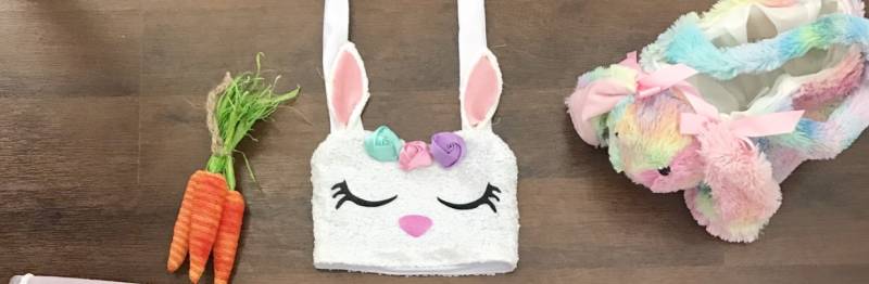 Ostern-Ernte Oben Baby Mädchen Hase Pailletten Obere Feder von EverAfterFairytales