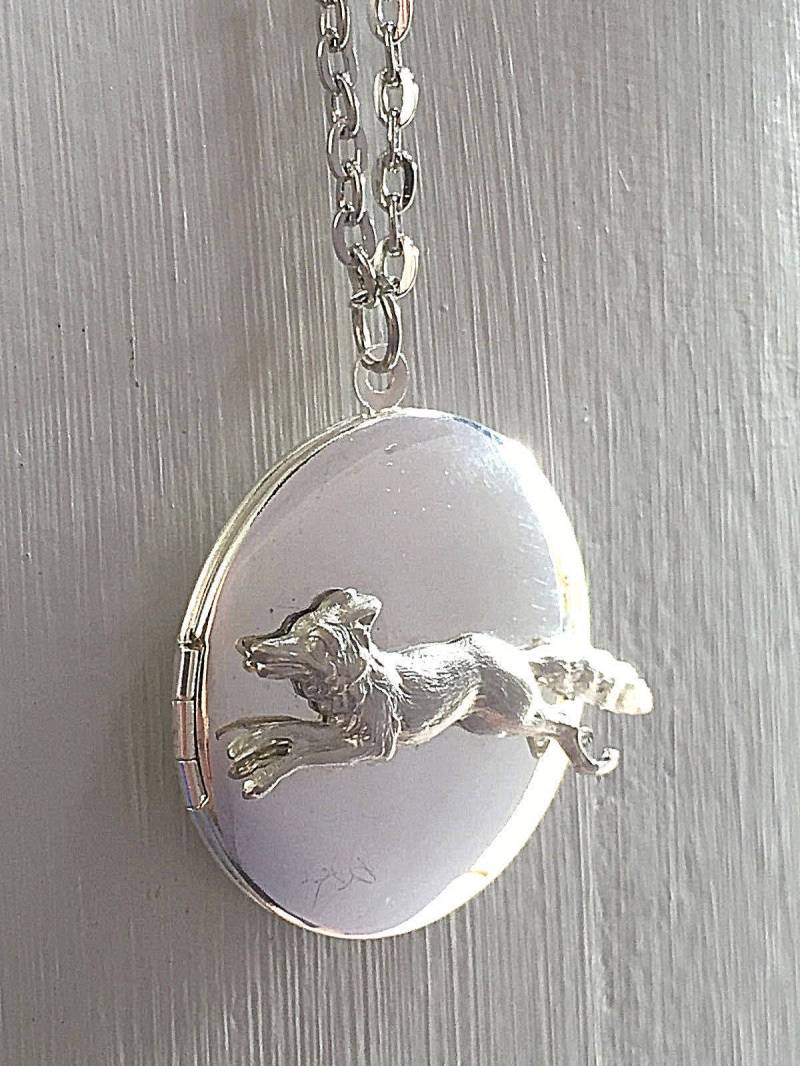 Fuchs Locket Schmuck Ich Liebe Dich Zum Mond & Zurück Halskette Silber Geheimnis Nachricht Sentimental Andenken Geschenke Für Mama Mutter Frauen von EverAndAnon