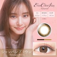 EverColor - Natural One-Day Color Lens Champagne Brown 20 pcs P-1.75 (20 pcs) von EverColor