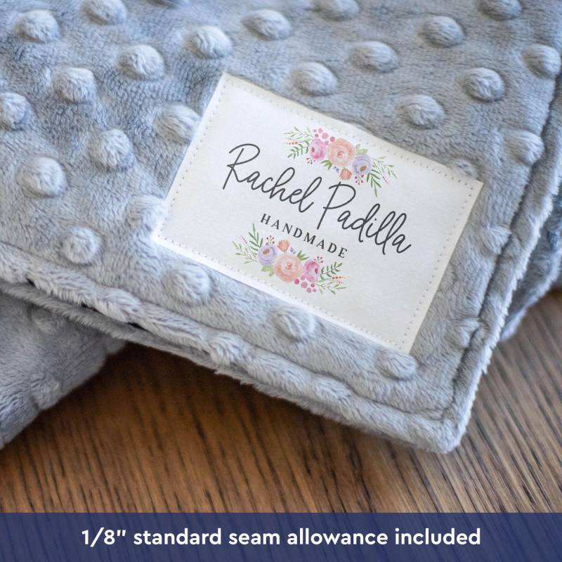 12 Große Quilting Etiketten, Set Von 2"x3" Größe, Nähen Namensetiketten Blumen, Stoffetiketten Für Quilts, Häkeln, Stricken - Re04 12 Große Quilting Etiketten, Set Von 2"x3" Größe, Nähen Namensetiketten Blumen, Stoffetiketten Für Quilts, Häkeln, Stricken - Re04 von EverEmblem