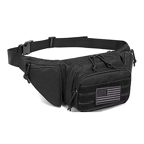 EverGreenPro Taktische Brusttasche Tactical Sling Bag militär Crossbody Tasche Schultertasche Herren Damen Bauchtasche mit Mollesystem schwarz grün Kahki von EverGreenPro