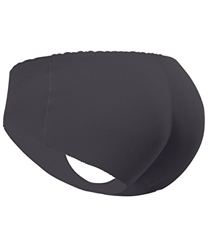 Everbellus Damen Pushup Höschen Padded Seamless Hüfte Vergrößerer Bottom Unterwäsche, Schwarz, Small von Everbellus