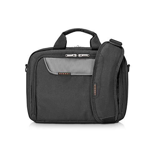 Everki Advance Laptoptasche für Notebooks bis 11,6" (29,4 cm) mit separaten Zubehörfächern / Selbstheilenden Reißverschlüssen / 6 l Fassungsvermögen von Everki