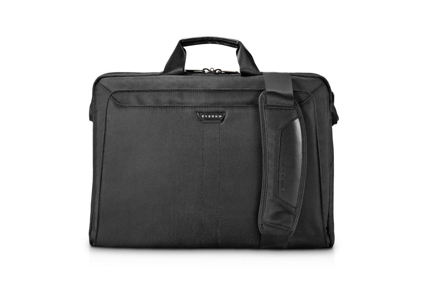 Everki Laptoptasche Lunar EKB417BK18 18,4 Zoll Notebook Tasche (19 l, Magnetverschluss), Ledergriffe / viele Fächer / Ergonomischer Schultergurt / Schwarz von Everki