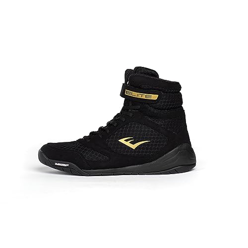 Everlast Elite V2 Black 9 Boxing Shoes: Your Ultimate Training Companion for Excellence and Durability Boxing Shoes, Elite 2 Shoes, Training Footwear von Everlast