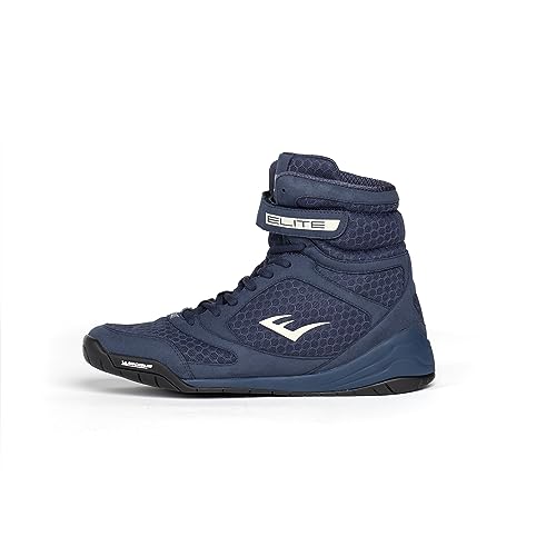 Everlast Elite V2 Boxschuhe - Ihr ultimativer Trainingsbegleiter für Exzellenz und Haltbarkeit Boxschuhe, Elite 2 Schuhe, Trainingsschuhe, Blau, 38 EU von Everlast
