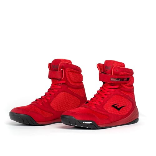 Everlast Elite V2 Red 10 Boxing Shoes: Your Ultimate Training Companion for Excellence and Durability Boxing Shoes, Elite 2 Shoes, Training Footwear von Everlast