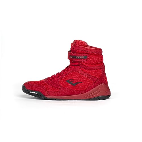 Everlast Elite V2 Rot 8 Boxing Shoes: Herren High-Top-Boxschuhe für Geschwindigkeit, Komfort und Haltbarkeit von Everlast