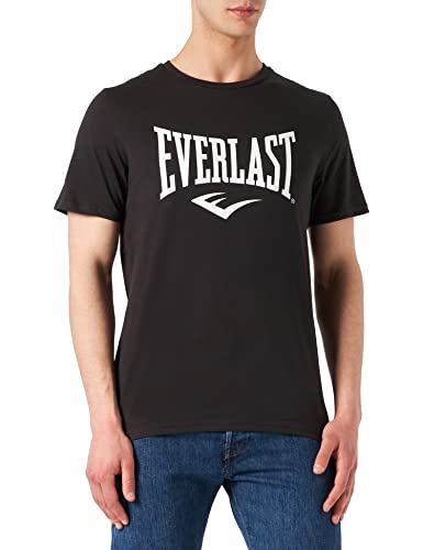 Everlast Herren T-Shirt Russel Sport Tshirt, Schwarz, S von Everlast