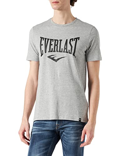 Everlast Herren T-Shirt Russel Sport Tshirt, grau meliert, S von Everlast